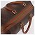 Céline Borsa Boston CELINE in tela Macadam e pelle PVC Marrone Oro Autentica 186815 D'oro - vista 6