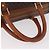 Céline Borsa Boston CELINE in tela Macadam e pelle PVC Marrone Oro Autentica 186815 D'oro - vista 7