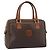 Céline Borsa CELINE Macadam Canvas PVC Pelle Marrone Oro Auth 187100 D'oro