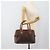Céline Borsa CELINE Macadam Canvas PVC Pelle Marrone Oro Auth 187100 D'oro - vista 24