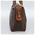 Céline Borsa CELINE Macadam Canvas PVC Pelle Marrone Oro Auth 187100 D'oro - vista 3