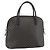Céline Borsa CELINE Macadam Canvas PVC Pelle Nera Oro Auth 187503A Nero D'oro