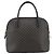 Céline Borsa CELINE Macadam Canvas PVC Pelle Nera Oro Auth 187503A Nero D'oro - vista 13