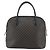Céline Borsa CELINE Macadam Canvas PVC Pelle Nera Oro Auth 187503A Nero D'oro - vista 2