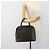 Céline Borsa CELINE Macadam Canvas PVC Pelle Nera Oro Auth 187503A Nero D'oro - vista 22