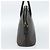 Céline Borsa CELINE Macadam Canvas PVC Pelle Nera Oro Auth 187503A Nero D'oro - vista 3