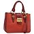 Borsa Miu Miu Ready Lock in pelle 2way Arancione Rosso Oro Auth am11916A D'oro