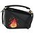 LOEWE × Studio Ghibli Howl's Calcifer Puzzle Mini Bag 2way Black Auth 167415SM Nero D'oro