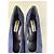 Chloé Décolleté vintage Chloe in scamosciato Navy Black Block Heel EU37 Blu navy - vista 2