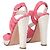 Autre Marque Sandali espadrilles con cinturino alla caviglia in nubuck rosa Casadei - vista 3
