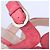 Autre Marque Sandali espadrilles con cinturino alla caviglia in nubuck rosa Casadei - vista 5