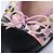 Ballerine Chanel con punta bicolore in tela multicolore e pelle verniciata - vista 4