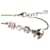 Timeless Bracciale Chanel in perle multicolore con ciondolo logo CC  - vista 5