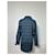 Yves Saint Laurent Polo en coton vintage Saint Laurent Teal Navy Grey XL Bleu  - vue 12