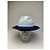 Chapeau structuré Vintage Vivienne Westwood Bleu clair Marine Bleu Marine - vue 2