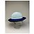 Chapeau structuré Vintage Vivienne Westwood Bleu clair Marine Bleu Marine - vue 4