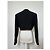 Vintage Givenchy Cropped Wool Blend Jacket Black XL - view 3