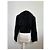 Chloé Vintage Chloe Wildlederjacke mit Kunstpelzkragen Schwarz L - Ansicht 3