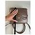 Vintage Givenchy strukturierte Lederhandtasche Braun Goldverschluss - Ansicht 11
