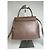 Vintage Givenchy strukturierte Lederhandtasche Braun Goldverschluss - Ansicht 15