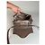 Vintage Givenchy strukturierte Lederhandtasche Braun Goldverschluss - Ansicht 4