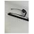 Vintage Chanel Logo Temple Sonnenbrille Schwarz Silber  - Ansicht 9