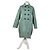 Emilio Pucci Vintage Pucci Wollmischgewebe Mantel Mintgrün S