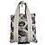 Vintage Marni Canvas Tote mit abstraktem Blumenmuster Creme Rosa Schwarz