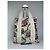 Vintage Marni Canvas Tote mit abstraktem Blumenmuster Creme Rosa Schwarz - Ansicht 2