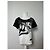 T-shirt in cotone Vintage Chloé Logo Nera Bianca L Nero - vista 11