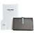 Edge Céline Vintage Celine Textured Leather Wallet Grey Silver