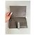 Edge Céline Vintage Celine Textured Leather Wallet Grey Silver - view 3