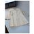 Céline Vintage Celine Satin-Seidenmantel Creme mit silbernen Ketten-Details M Beige - Ansicht 6