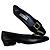 Chloé Vintage Chloe Leder-Wildleder-Schuh mit Schnalle Schwarz Gold EU35.5