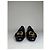 Chloé Vintage Chloe Leder-Wildleder-Schuh mit Schnalle Schwarz Gold EU35.5 - Ansicht 5