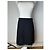 Gonna vintage Dior in misto cotone a quadri nera e bianca Nero - vista 13