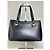 Vintage Givenchy strukturierte Leder-Tote Bag Schwarz Gold - Ansicht 2