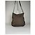 Chloé Vintage Chloe Canvas Leder Hobo Tasche Braun Schwarz Gold - Ansicht 2