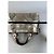 Céline Vintage Celine Ledersatchel Braun Silber - Ansicht 12