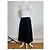 Chloé Gonna vintage Chloe con bottoni frontali nera argento Nero - vista 13