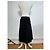 Chloé Gonna vintage Chloe con bottoni frontali nera argento Nero - vista 14