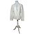 Céline Blazer Vintage Celine in Cotone e Seta Crema M Beige