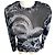 Just Cavalli X Roberto Cavalli Top de malla estampado tatuaje Negro - vista 11