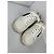 Gucci Ace Baskets en cuir avec application lèvres Blanc Rouge Vert Métallisé - vue 3