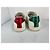 Gucci Ace Baskets en cuir avec application lèvres Blanc Rouge Vert Métallisé - vue 4