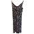 Morganne Bello Morgan Maxikleid mit Animalprint Schwarz Beige