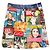 Minifalda vaquera Dolce & Gabbana estampado Trashy Magazine Multicolor Azul claro - vista 6