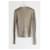 Prada Gold Metallic Rippstrick-Cardigan Spring 2004 Golden  - Ansicht 4