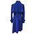 Issey Miyake Gabardina con corte láser Roja Azul - vista 2
