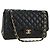 Chanel Timeless - Classic Double Flap Leather Jumbo Nero